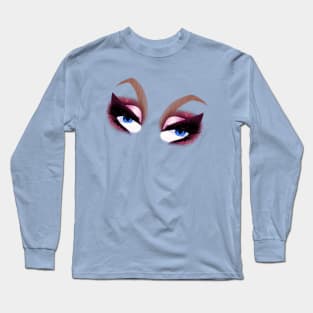 Trixie Mattel's iconic eye makeup Long Sleeve T-Shirt